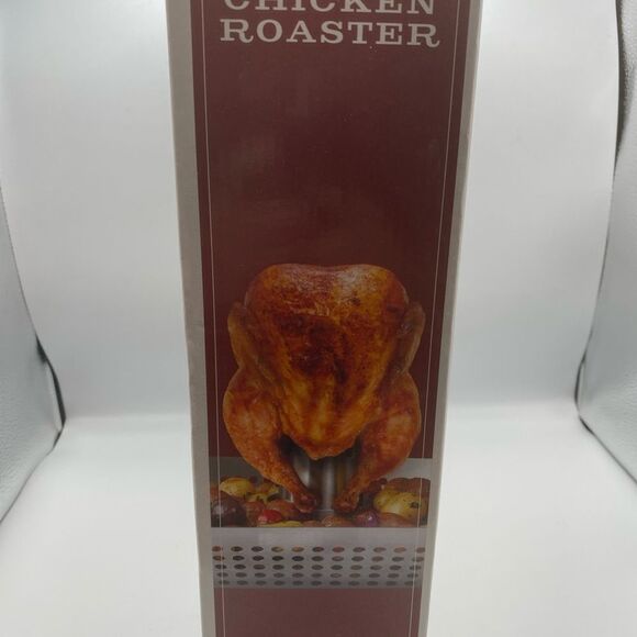 New! Parini Cookware Stainless Steel Chicken Roaster - Picture 4 of 11